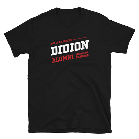 Adult Unisex Fit T-Shirt » Didion Alumni - Black