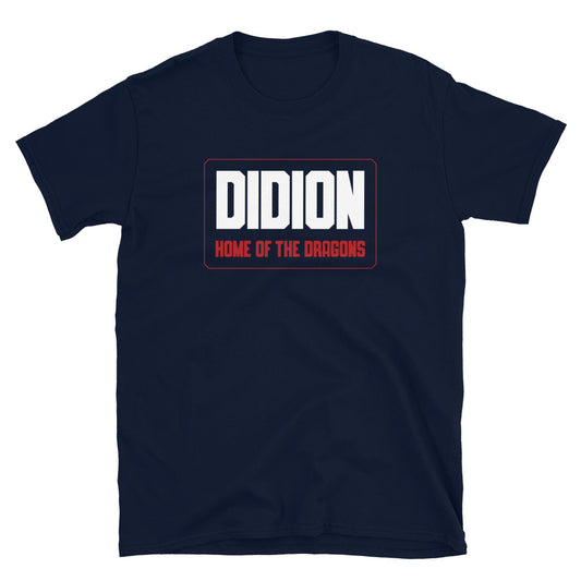 Adult Unisex Fit T-Shirt » Didion, Home of the Dragons - Navy