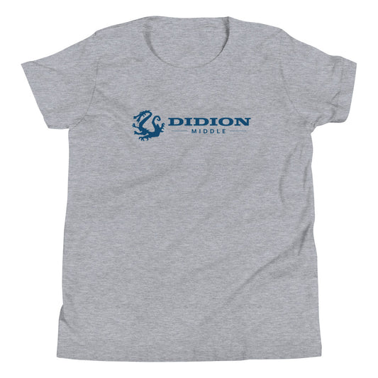 Youth Fit T-Shirt » Didion Middle School Dragon - Gray