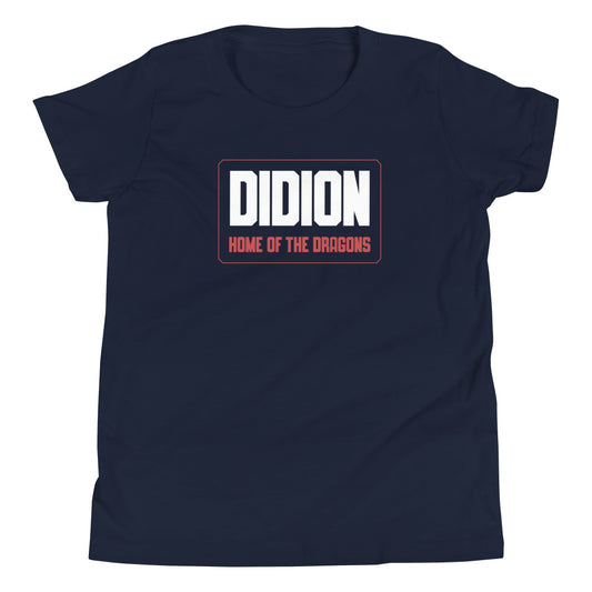 Youth Fit T-Shirt » Didion, Home of the Dragons - Navy
